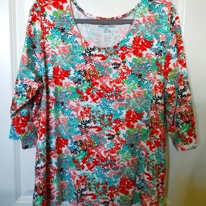 Jessica London sz 22/24 top 3/4" sleeves